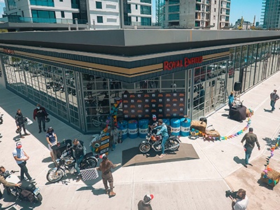 Royal Enfield inauguró un nuevo local en Puerto Madero